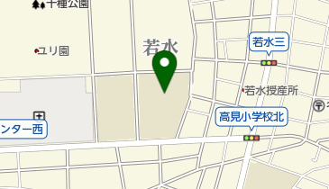 名古屋市立若水中学校の地図画像
