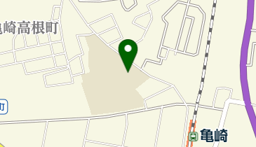 半田市立亀崎中学校の地図画像