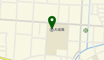 私立大成中学校の地図画像