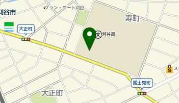 愛知県立刈谷高校附属中学校の地図画像