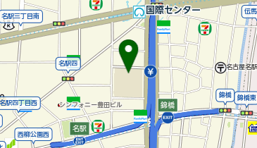 名古屋市立なごやか中学校の地図画像