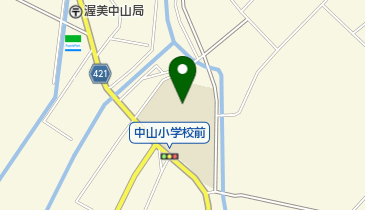 田原市立中山小学校の地図画像