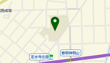 一宮市立西成東小学校の地図画像