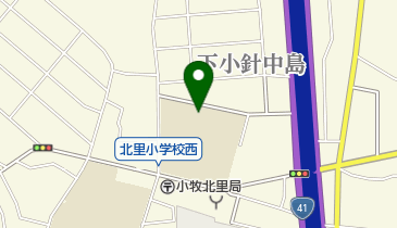 小牧市立北里小学校の地図画像
