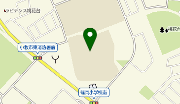 小牧市立篠岡小学校の地図画像