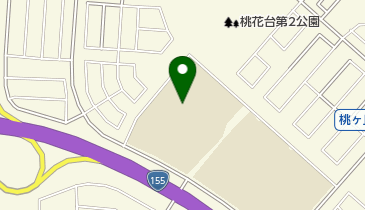 小牧市立桃ケ丘小学校の地図画像