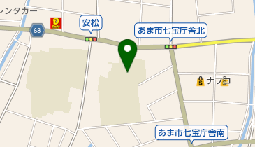 あま市立七宝小学校の地図画像