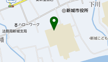 新城市立新城小学校の地図画像