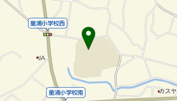 田原市立童浦小学校の地図画像