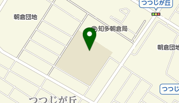 知多市立つつじが丘小学校の地図画像