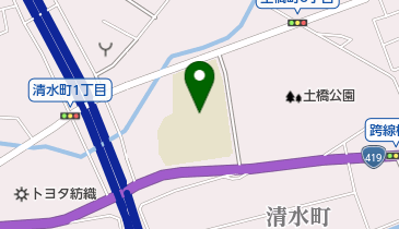 豊田市立土橋小学校の地図画像