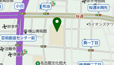 名古屋市立葵小学校の地図画像