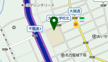 名古屋市立大磯小学校の地図画像