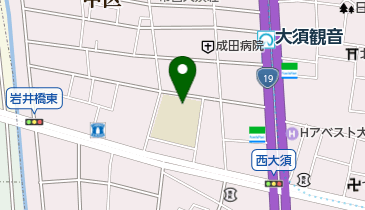 名古屋市立大須小学校の地図画像