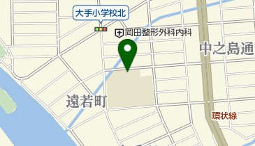 名古屋市立大手小学校の地図画像