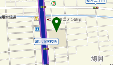 名古屋市立城北小学校の地図画像