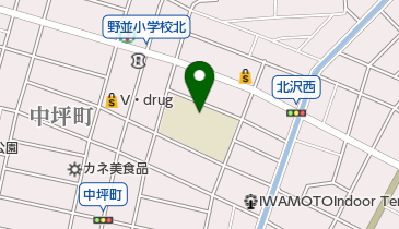 名古屋市立野並小学校の地図画像