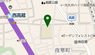 名古屋市立旗屋小学校の地図画像
