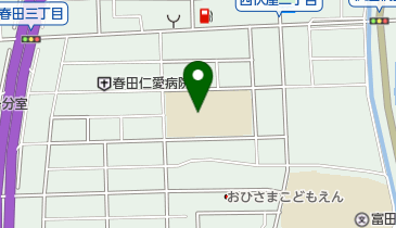 名古屋市立春田小学校の地図画像