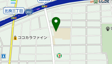 名古屋市立比良小学校の地図画像