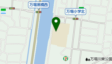 名古屋市立万場小学校の地図画像
