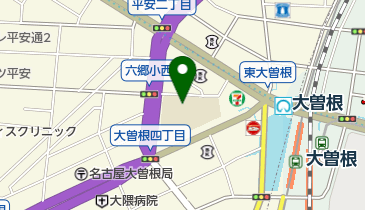名古屋市立六郷小学校の地図画像
