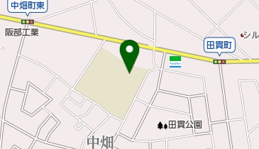 西尾市立中畑小学校の地図画像