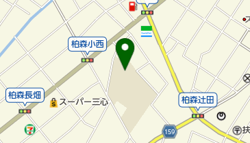 扶桑町立柏森小学校の地図画像