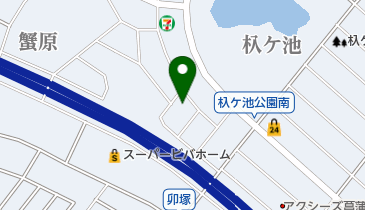 愛知たいよう幼稚園の地図画像