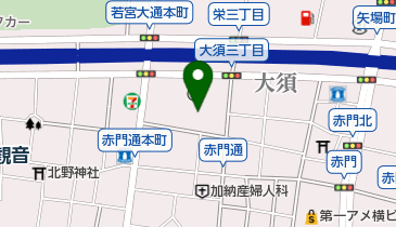 大須幼稚園の地図画像