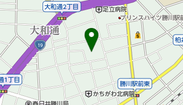 勝川幼稚園の地図画像