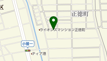 港北幼稚園の地図画像