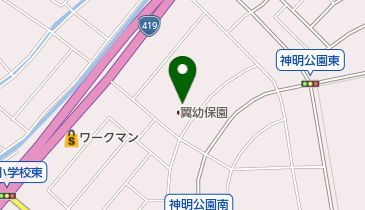 翼幼保園の地図画像