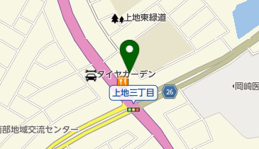 上地自動車学校の地図画像