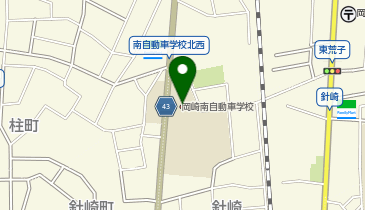 岡崎南自動車学校の地図画像