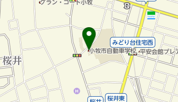 小牧市自動車学校の地図画像