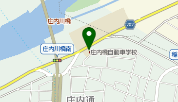 庄内橋自動車学校の地図画像