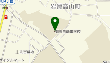 知多自動車学校の地図画像