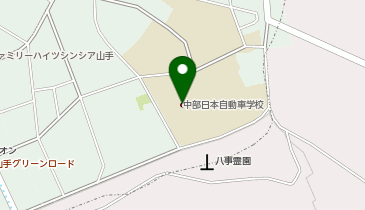中部日本自動車学校の地図画像