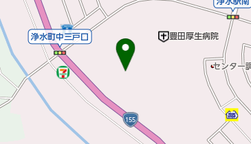 愛知県厚生農業協同組合連合会加茂看護専門学校の地図画像