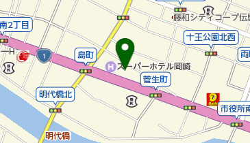 中部美容専門学校岡崎校の地図画像