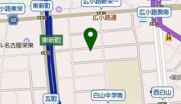 名古屋栄養専門学校の地図画像