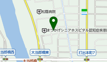 まつかげ看護専門学校の地図画像