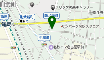 名古屋こども専門学校の地図画像