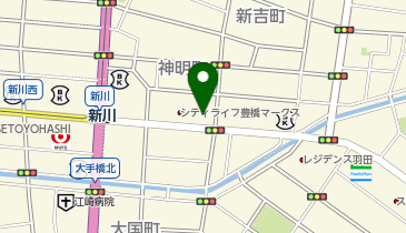 セブンティーン美容専門学校の地図画像