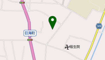 西尾市立巨海保育園の地図画像