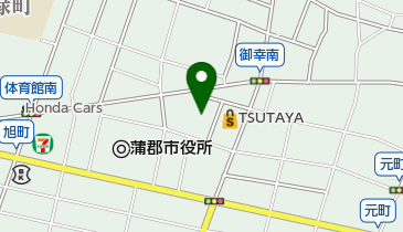 蒲郡市立中部保育園の地図画像