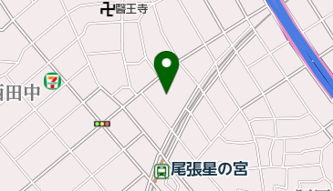 星の宮保育園の地図画像