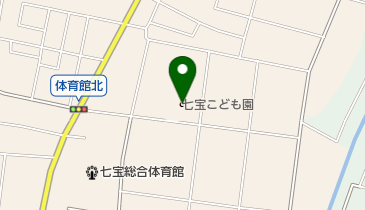 七宝こども園の地図画像