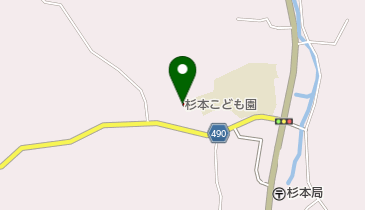 豊田市立杉本こども園の地図画像